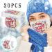 BEUU 30PCS Disposable Face_Mack for Adult 2021 Happy New Year Face Bandanas 3-Layer Non-Woven with Elastic Earloops - Buy Online on GoSupps.com
