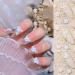 Sanwood White Blossom Five Petal Flower Charms - Nail Art Decoration & DIY Crafts Accessory - Buy Online on GoSupps.com