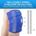 Adjustable Knee Support Brace for Running Sports & Joint Pain - AVIDDA Patella Tendon Knee Brace with Stabilizers | Blue XS-M 12.5-18.5 - Buy Online on GoSupps.com
