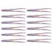 Hair Tinsel Durable Braiding Hair String Styling Braiding Hair String Beautiful hair Tinsel Kit for Party Individual Use(6mm color flat hair rope)