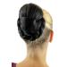WIG ME UP Evita Braided Bun Hairpiece | Traditional Black Oval TC-2073-2 | International Shipping Available - Buy Online on GoSupps.com