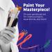 Artlicious Paint Brushes - 25 Pack Acrylic and Detail Brushes for Kids - Ideal for Watercolor, Oil, Craft, Face & Rock Painting - Buy Online on GoSupps.com