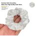 20PCS White Black Satin Silk Hair Scrunchies Ponytail Holder - Elastic Hair Bands for Women/Girls - Black/White - 9cm - Buy Online on GoSupps.com