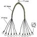 DynoGoods Duck Game Carrier with 12 Drops and Slip Ring - Bird Tote for Waterfowl, Goose, and Game - Paracord Hanger Included - Buy Online on GoSupps.com