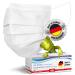 Kela OP mask - 100x medical mask white |100% made in Germany |Oeko-Tex Standard |Premium respiratory protection mouth protection op mask |MNS type iir disposable mask 1 piece (100 pack) white