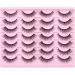Cat Eye False Eyelashes Natural Looking Fluffy 3D Faux Mink Lashes Look Like Eyelash Extension 15MM Wispy Eye Fake Lashes 14 Pairs Pack by JIMIRE 29N- Wispy - Buy Online on GoSupps.com