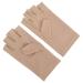 Professional UV Protective Gloves for Nail Art - Anti-UV Fiber Cotton Manicure Tool - Beige - Shop Internationally! - Buy Online on GoSupps.com