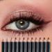 Eyeshadow pencil eye makeup set | Smudge-proof eyeliner pencil set cosmetic eyebrow pencil natural matte wooden stick pencil for adults makeup artist etc. - Buy Online on GoSupps.com
