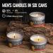 Set of 6 Aromatherapy Scented Candles - 21oz Soy Candles Gift Set | Rose Sandalwood & Oud Wood | Perfect Easter Gifts for Men & Women - Strong Fragrance for Home - Buy Online on GoSupps.com