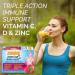 Emergen-C Immune+ 1000mg Vitamin C Powder Supplement Drink Mix Immune System Booster Rasberry 24 Packets Raspberry 24 Count (Pack of 1) - Buy Online on GoSupps.com
