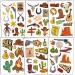 Konsait Western Cowboy Temporary Tattoos - Assorted Wild West Collection for Rodeo & Cowboy Parties (6 Sheets) - Buy Online on GoSupps.com