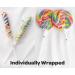 Rainbow Swirl Lollipops Variety Pack - 24 Individually Wrapped Suckers for Halloween Treats - Buy Online on GoSupps.com