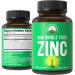 Vegan Zinc Supplement with Vitamin C. Zinc Supplements by Peak Performance. Zinc 30mg Capsules Pills Tablets Vitamins for Adults Both Men and Women