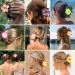 8pcs Flower Claw Clip Set - Cute Hawaiian Hair Clips for Women and Girls - Strong Hold Nonslip Design - Perfect Gift Idea - Buy Online on GoSupps.com