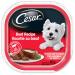 CESAR Adult Wet Dog Food Classic Loaf in Sauce Entr es - Beef 100g Tray (24 Pack) Beef 100 g (Pack of 24)