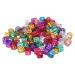 Hair braid cuff 100 pieces dreadlocks hair braid pearls hair braid ring decoration wig accessories bohemian hip hop hair accessories rings for braids