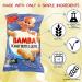 Gratify Bamba Peanut Butter Snacks Bundle - All Natural Peanut Butter Corn Puffs (24 ct, 0.7oz) with Bag Clip - Buy Online on GoSupps.com