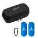 Essential Pal Insulin Cooler Travel Case  Cooling Insulin Pen Case Waterproof Insulin Bag for Vial Supply, Medicine & Diabetic Supplies- Cold Insulated Diabetic Case with 2 Gel Ice Packs (Black)