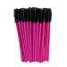 Profico 50 pieces of eyelash brushes disposable eyelashes brush eyelash brush set mascara brush mascara application eyelash brush for eyelash extensions dark pink - black black