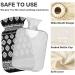 Naanle Geometric Hot Water Bottle | 2L Transparent Heated Bottle for Warm & Cold Therapy | Ideal for Bed Hand & Feet Pain Relief | International Shipping - Buy Online on GoSupps.com