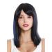 Wig Me Up-VK-5-1BHF22 Women Women's Shoulder Lang Glow Long Pony Evested Black Blue Highlights Setlear Black-Blue Mix (1BHF22)