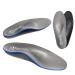FeetTouch Strong Arch Support Orthotics for Metatarsalgia Morton's Neuroma Ball of Foot Pain Relief Inserts Plantar Fasciitis Flat Feet with Poron Heel Cushion Men6-6.5/Women8-8.5 Grey