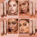 New 2 Colors Professional Makeup Wonder Stick Cream Contour Stick Face Shaping & Contouring Stick Double-Ended Contour Stick for Face Modification And Brightening (04#) - Buy Online on GoSupps.com
