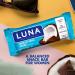 LUNA Gluten Free Snack Bars - Chocolate Dipped Coconut Flavor - 30 Count, 8g Protein, Non-GMO, Plant-Based Wholesome On the Go Snacking - Buy Online on GoSupps.com