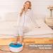 Foot Spa Massager with Bubble Jets & Customizable Heat - 14 Rollers & Pumice Stone - Soothing Relief for Tired Feet - Classic Blue - Buy Online on GoSupps.com