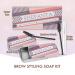 SHEFANTA Eyebrow Soap & Wax Shaping Kit for Long-lasting 3D Feathery Brows - Waterproof Makeup Balm with Brushes - Natural Eyebrows Styling - Buy Online on GoSupps.com