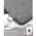 Fast-Heating Electric Heating Pad | 4 Temp Settings | Back Pain Relief | Moist Heat Therapy | Auto Shut-Off | Machine Washable | 12x24 Grey - Buy Online on GoSupps.com