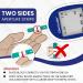 Glucoleader Enhance Blood Glucose Monitor Kit - 10+50 Test Strips & Lancets - CE Approved, ISO Certified - Made in Taiwan - Blue Meter - Buy Online on GoSupps.com