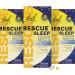 Bach RESCUE Sleep Liquid Melts, Natural Orange Vanilla Flavor, Natural Sleep Aid, Stress Relief, Homeopathic Flower Essence, Free of Melatonin, Non-Alcohol, 3 Pack, 28 Count Each 3 Count