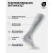 Danish Endurance Compression Stockings | Sports Compression Socks for Men & Women | Thrombosis Support | 21-26 mmHg | Monochrome White 39-42 - Buy Online on GoSupps.com