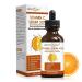 Vitamin C Serum with Pure Retinol Hyaluronic Acid & Organic Anti-Aging Formula - 4 Fl Oz
