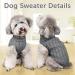 FWLWTWSS Cozy Winter Dog Sweater for Small & Medium Dogs | Soft Knit Roll Collar Pet Clothing | XX-Large Twist Style - Buy Online on GoSupps.com