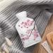 Cherry Blossom Hot Water Bottle with Plush Cover - Hand Warmer for Adults & Kids | 26.5x15.3cm - International Shipping Available - Buy Online on GoSupps.com