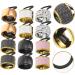 minkissy 6 Sets Ponytail Cuff Holder Ponytail Holder Cuff Metal Hair Ties Gothic Punk Metal Ponytail Holder Metal Hair Ties Circle Ponytail Cuff Wrap Ponytail Cuffs for Girls Round Yiwu - Buy Online on GoSupps.com