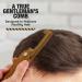 Folding Wooden Comb - 100% Solid Beech Wood - Fine Tooth Pocket Sized Comb for Men - Travel Friendly Hair Brush - Buy Online on GoSupps.com
