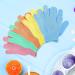 Sibba Exfoliating Gloves - 5 Pairs Natural Loofah Shower Scrub Gloves for Body & Face - Dead Skin Remover Bath Gloves for Women & Men - Buy Online on GoSupps.com