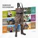HISEA Men's Waterproof Chest Waders with Boots - Camo, Lightweight, Cleated, M10/W12 - Buy Online on GoSupps.com