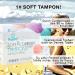Beppy Wet Tampons - 8 Individually Packed Soft & Comfortable Sponge Tampons for Freedom During Your Period (Love Sauna Sport Swimming) - Buy Online on GoSupps.com