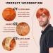 UILYNIU Mens Wig Ginger Wig Men's Short Wig Boyband Wig Fancy Dress Wig Punk Wig Rock Star Wig Orange Wig for Men 60s 70s 80s Costume Accessories for Party Music Punk Carnival (Orange) - Buy Online on GoSupps.com