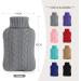 Samply 2L Hot Water Bottle with Knitted Cover for Hot & Cold Therapy - Grey | Hand, Feet, Neck & Shoulder Pain Relief - Buy Online on GoSupps.com