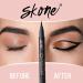Skone Cosmetics Insanely Intense Tattooed Eyeliner - Waterproof Jet Black Liquid Eyeliner - Smudge Proof & Sweat Proof - 0.07oz - Buy Online on GoSupps.com