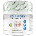 Collagen Complex - 500 g - Joint Powder with Collagen Hydrolysate Peptide L-Proline MSM Hyaluronic Acid Glucosamine & Vitamin C - High Dosed - With Lemon Flavor