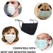 Adjustable Elastic Bands for Masks - 10 Inch High Stretch Straps for DIY Masks - 50PCS Black - Buy Online on GoSupps.com