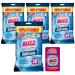 200pk Buzz Bathroom Wipes | Toilet Wipes Removes Soap Scum & Prevent Limescale | Ultra Strong Large Cleaning Wipes | Antibacterial Cleaning Wipes | Bathroom Cleaning Wipes | Antibac Cleaning Wipes