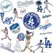 Dodgers - Los Angeles Vinyl Dodgers Aesthetic Waterproof Stickers Pack 20 PCS