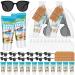 Dansib 12 Sets Mini Sunscreen and Sunglasses Bulk for Wedding Party Spf30 Water Resistant Sunscreen Lotion Bulk 1oz Travel Size for Thank You Gifts Wedding Party Supplies(Beach)